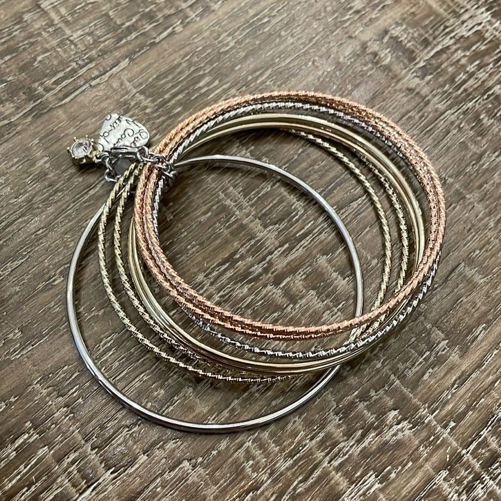 Jewelry - bangle  bracelets -  are connected